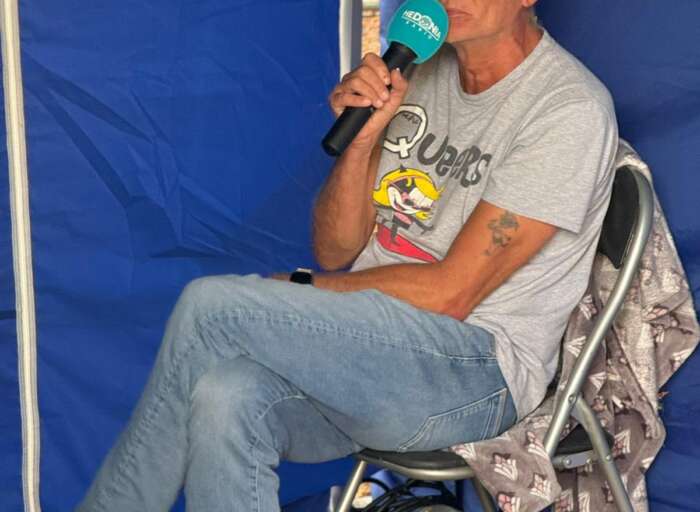 Didier Wampas à L'horizon fait le mur