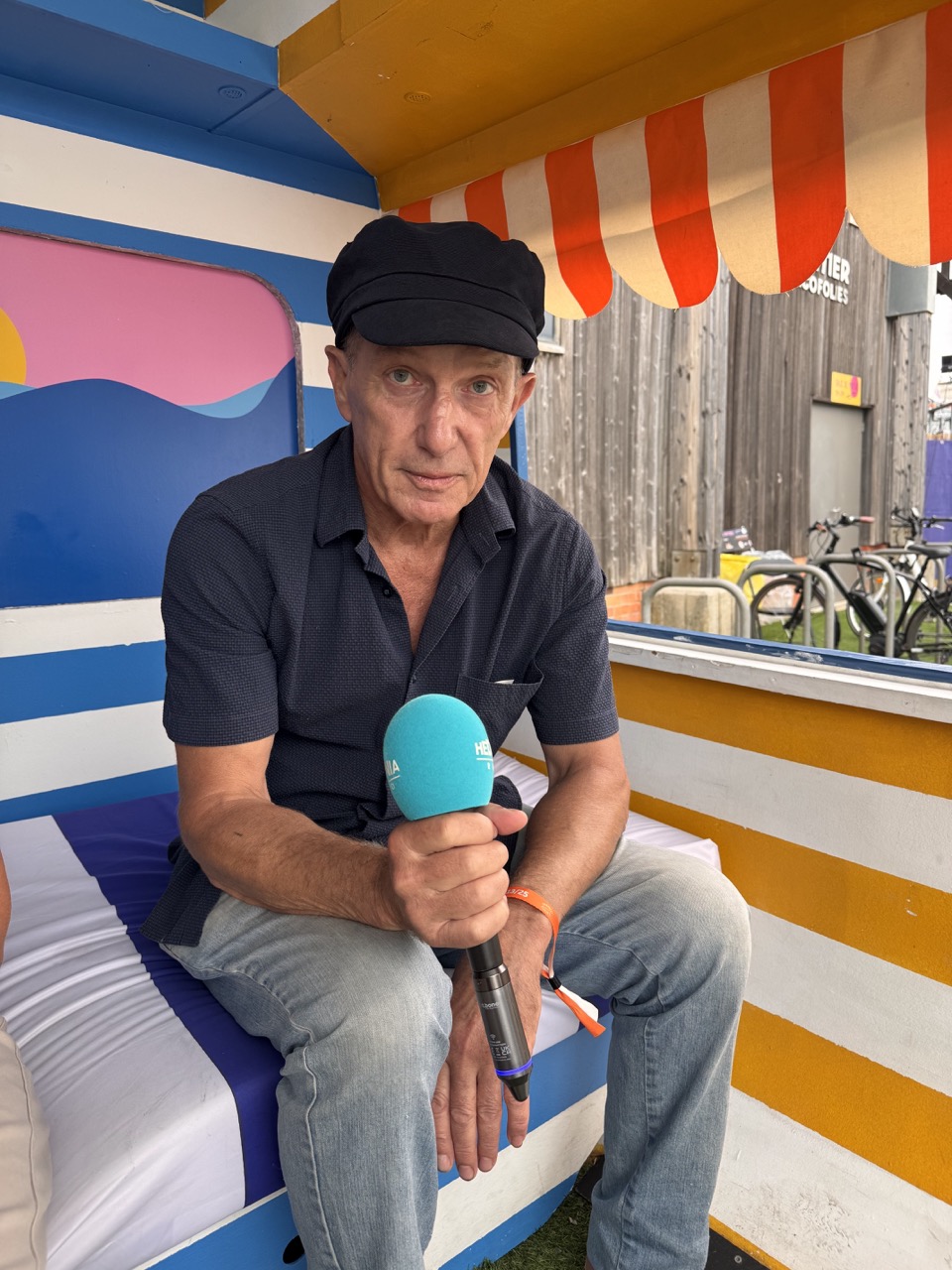 Miossec en itv aux Francofolies