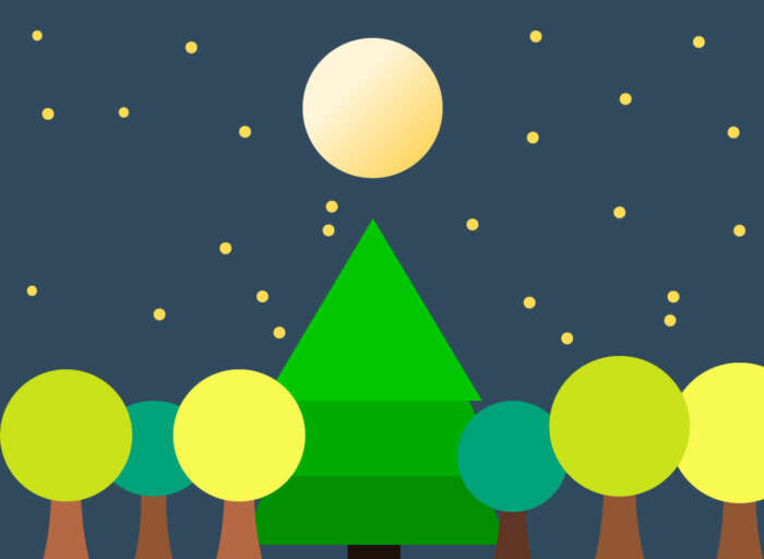 La grande fête des arbres de la forêt, Une histoire pour enfant à lire sur Goupili
