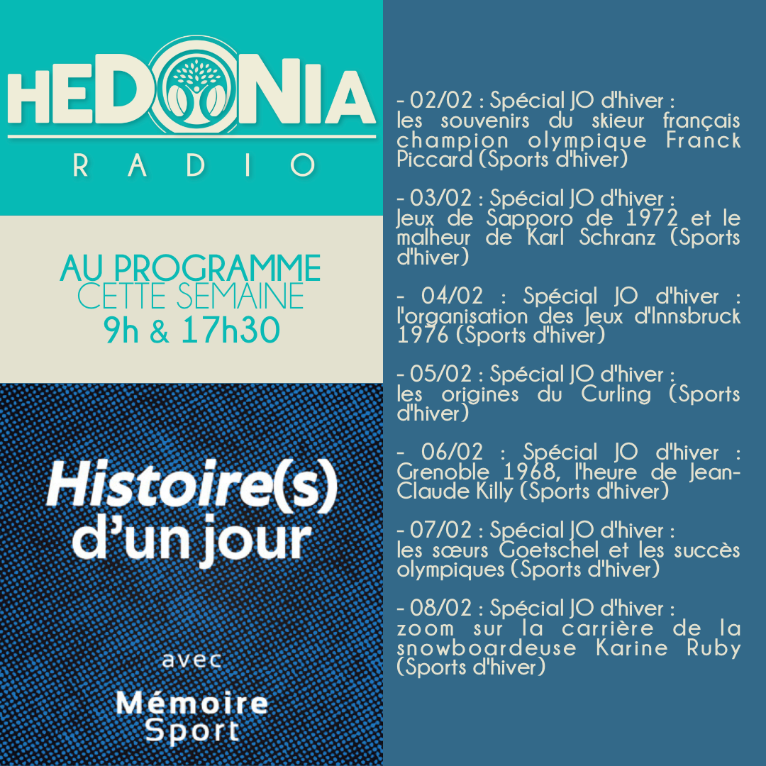 Spéciale JO d'hiver cette semaine - Mémoire sort