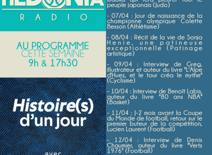 Sommaire de Mémoire sports, tous les jours à 9h et 17h30