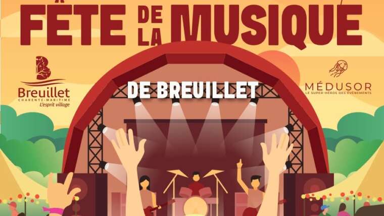 La Grade fête de la musique à Breuillet