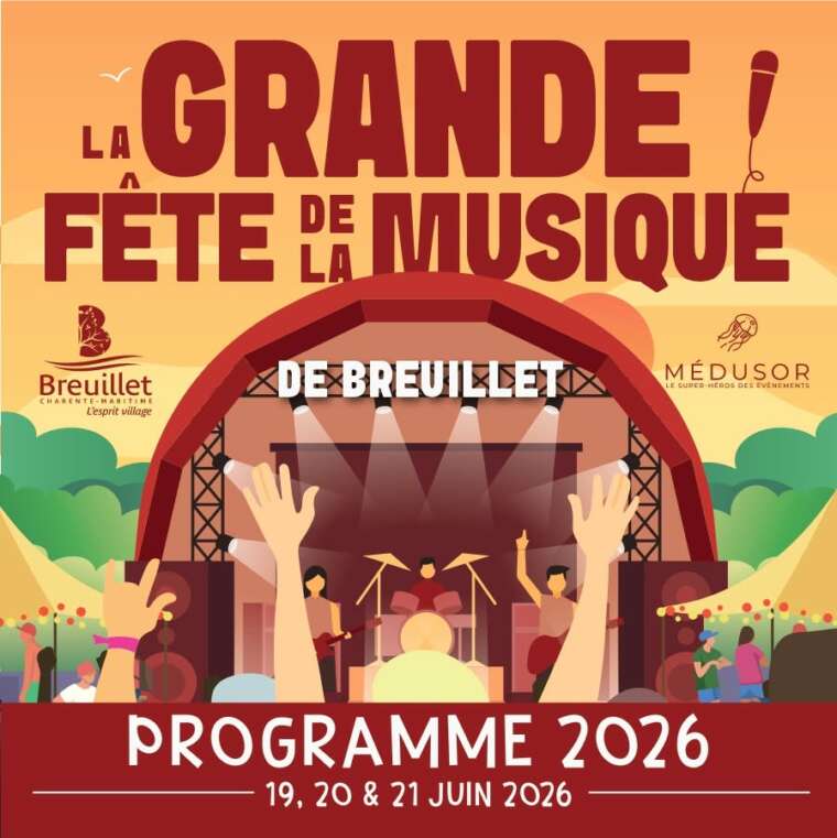La Grade fête de la musique à Breuillet