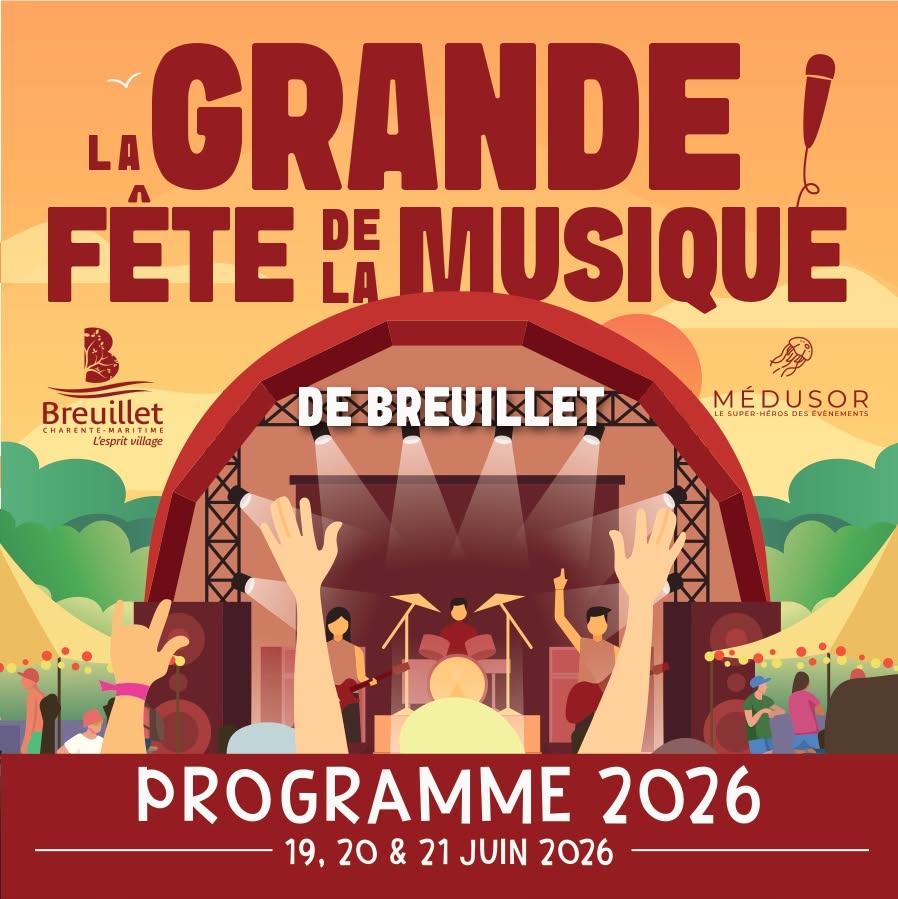 La Grade fête de la musique à Breuillet