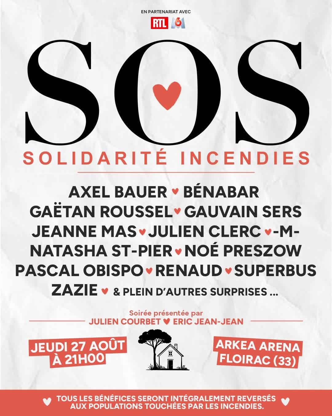 SOS solidarité Incendies jeudi 27 aout. Interview Eric jeanjean