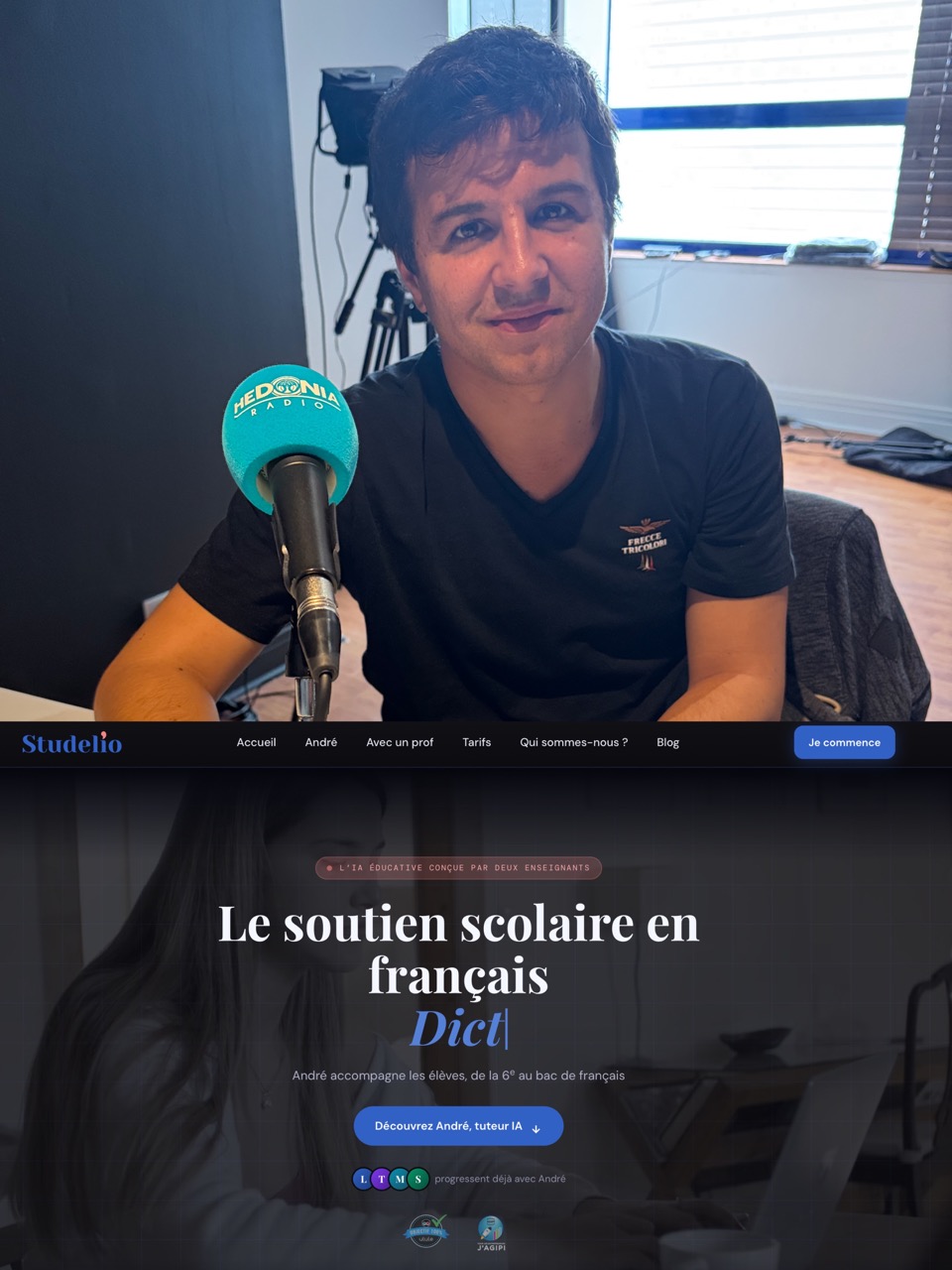 Studelio, la plateforme IA de soutien scolaire en français